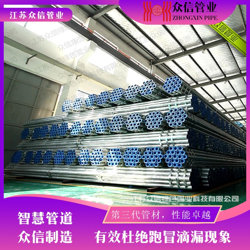 外镀锌内衬不锈钢管